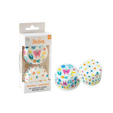 DECORA PIROTTINI MUFFIN-CUPCAKE FARFALLA LOVE PZ. 36