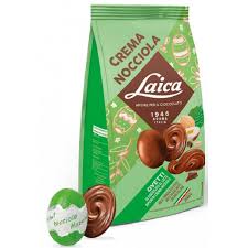 LAICA OVETTI CIOCCOLATO AL LATTE RIPIENI CREMA NOCCIOLA GR. 120