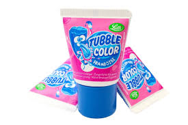 LUTTI TUBBLE GUM TUTTIFRUTTI GUSTO LAMPONE PITTURA LINGUA GR. 35