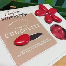 MAXTRIS CONFETTI TESORINI ROSSI CIOCCOLATO KG. 1