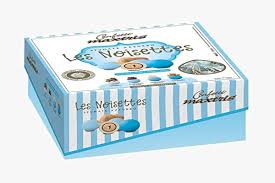 MAXTRIS CONFETTI LES NOISETTES SFUMATO CELESTE GR. 500 SINGOLARMENTE INCARTATI