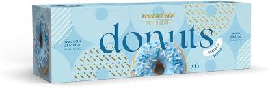 MAXTRIS DONUTS VANIGLIA GLASSATO CON CODETTE PZ. GR. 210 SENZA GLUTINE