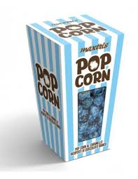 MAXTRIS POP CORN CELESTE AL CARAMELLO GLASSATI CIOCCOLATO BIANCO GR. 400 SENZA GLUTINE