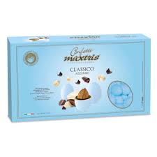 MAXTRIS CONFETTI CIOCOMANDORLA CLASSICO AZZURRO KG. 1