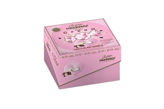 MAXTRIS TWIST BON BON CREAM ROSA CIOCCOLATO BIANCO GR. 500