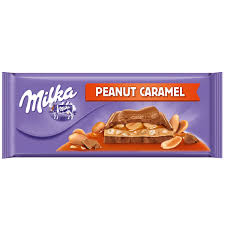 MILKA TAVOLETTA CIOCCOLATO LATTE CON ARACHIDI E CARAMELLO GR. 90