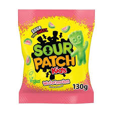 MONDELEZ SOUR PATCH KIDS WATERMELON FLAVOUR SWEETS GR. 130