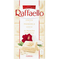 FERRERO TAVOLETTA RAFFAELLO COCCO E MANDORLA GR. 90