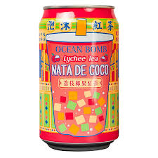 OCEAN BOMB LYCHEE TEA CON NATA DE COCO ML. 315