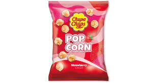 CHUPA CHUPS POP CORN STRAWBERRY FLAVOUR GR. 110