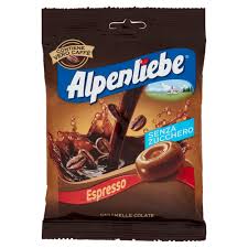 PERFETTI ALPENLIEBE CAFFE' ESPRESSO SENZA ZUCCHERO BUSTA GR. 80