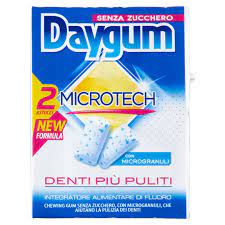 PERFETTI DAYGUM MICROTECH CON MICROGRANULI SENZA ZUCCHERO