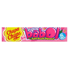 PERFETTI CHUPA CHUPS  BIG BABOL STICK 6X TUTTI FRUTTI