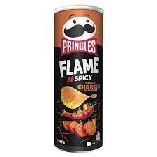 PRINGLES FLAME SPICY CHORIZO FLAVOUR