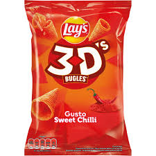 LAY'S 3D BUGLES GUSTO SWEET CHILI GR. 100