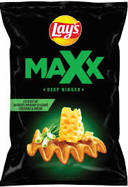 LAY'S MAXX DEEP RIDGED CHEDDAR & ONION GR. 115