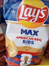 LAY'S MAX AMERICAN BBQ RIBS GR.115