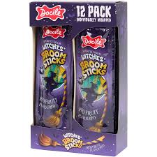 DOCILE WITCHES BROOM STICKS RED FRUIT FLAVOURED GR. 15