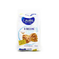 CASALINI TRECCINE YOUGURTH GRANELLA DI ZUCCHERO GR. 252