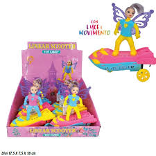 ROSSINI BAMBOLINA CON SKATEBOARD CON CARAMELLE