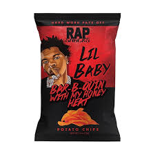 RAP SNACKS PATATINE CON SALSA BBQ E MIELE GR. 71