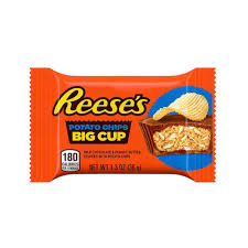 REESE'S POTATO CHIPS BIG CUP CIOCCOLATO LATTE+BURRO ARACHIDI GR. 36 GLUTEN FREE