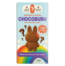 CHOCOBUBU WITH POPPING CANDY MISTERY FLAVOUR GR. 100