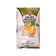 SALATI PREZIOSI PATATINE SOUR CREAM & ONION GR.110