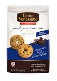 LE VENEZIANE BISCOTTI CON GOCCE CIOCCOLATO GR. 250 SENZA GLUTINE