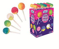 VIDAL SUPER PALI PICA LOLLIPOP CON BUBBLE GUM