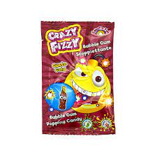 SWEET 'N FUN CRAZY FIZZY BUBBLE GUM SCOPPIETTANTE COLA
