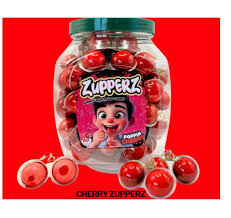 ZUPPERZ CARAMELLE GOMMOSE A FORMA DI CILIEGE CON LIQUIDO FRIZZANTE