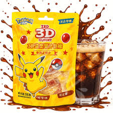 ZED 3D GUMMY POKEMON GUSTO COLA GR. 56