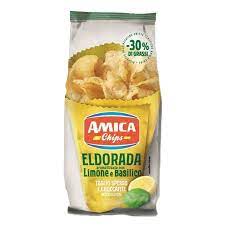 AMICA CHIPS ELDORADA LIMONE E BASILICO SG GR. 130