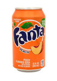 FANTA PEACH FLAVOUR 355 ML