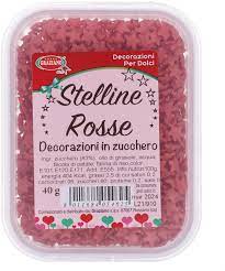 GRAZIANO STELLINE ROSSE IN ZUCCHERO GR. 40