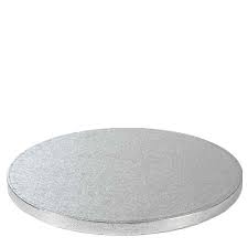 VASSOIO CAKEBOARD ROTONDO ARGENTO DIAM. 30 CM