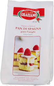 GRAZIANO PAN DI SPAGNA GUSTO VANIGLIA GR. 500 SENZA GLUTINE