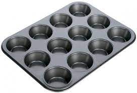 GRAZIANO TEGLIA FORMA MUFFIN CM. 35 X26 X H. CM. 3 PZ. 12