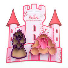 DECORA TAGLIAPASTA PRINCIPESSA E CARROZZA PZ. 2