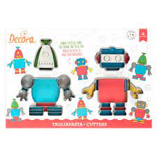 DECORA TAGLIAPASTA ROBOTS 2 PZ