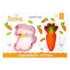 DECORA TAGLIAPASTA CONIGLIO E CAROTA PZ. 2