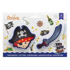 DECORA TAGLIAPASTA PIRATA E NAVE