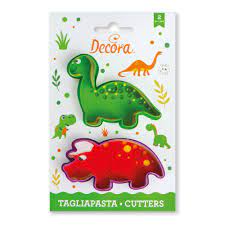 DECORA TAGLIAPASTA  DINOSAURI PZ. 2