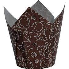 GRAZIANO PIROTTINI TULIP MARRONI DECORATI  PZ. 20