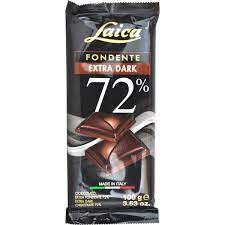 LAICA CIOCCOLATA FONDENTE AL 72% GR. 100