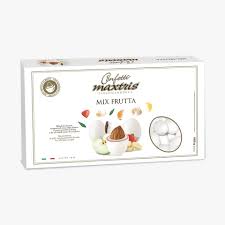 MAXTRIS CONFETTI CIOCOMANDORLA MIX FRUTTA BIANCHI KG.1