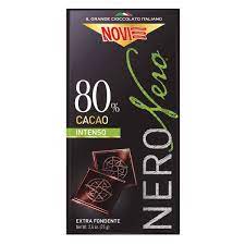 NOVI TAVOLETTA CIOCCOLATO EXTRA FONDENTE INTENSO 80% GR. 75