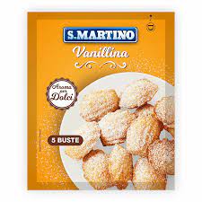 SAN MARTINO AROMA PER DOLCI VANILLINA 5 BUSTE SENZA GLUTINE