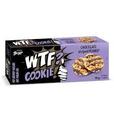 WTF COOKIES CHOCOLATE STRIPED PEANUT GR. 125